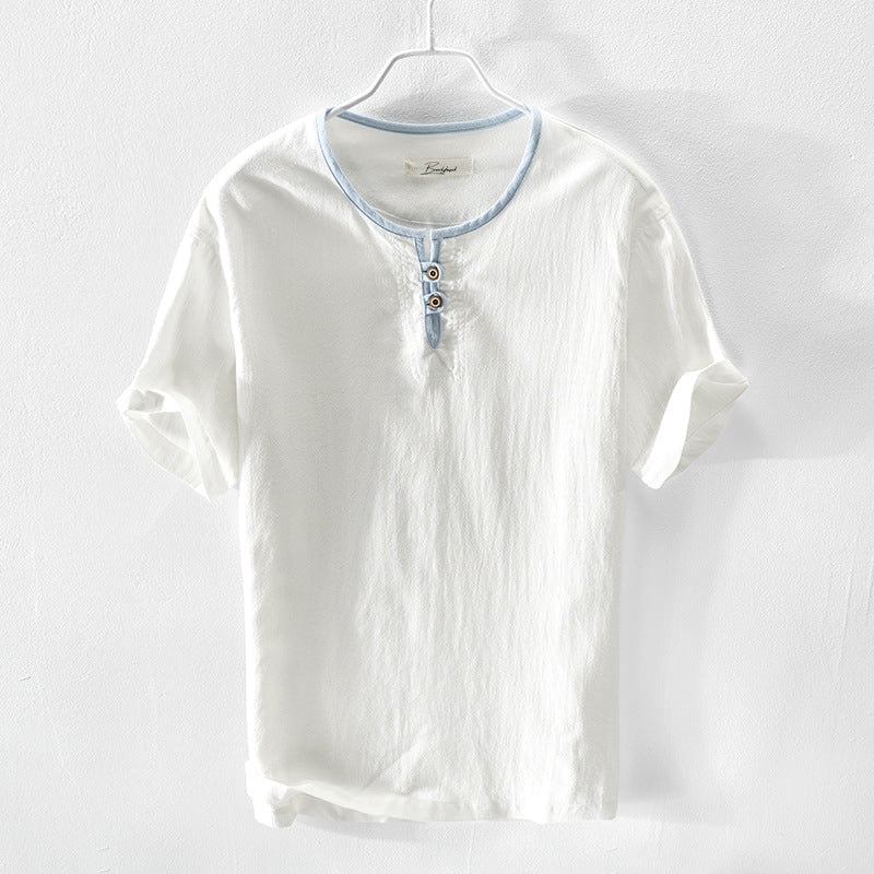 Corsica Cotton Henley Shirt