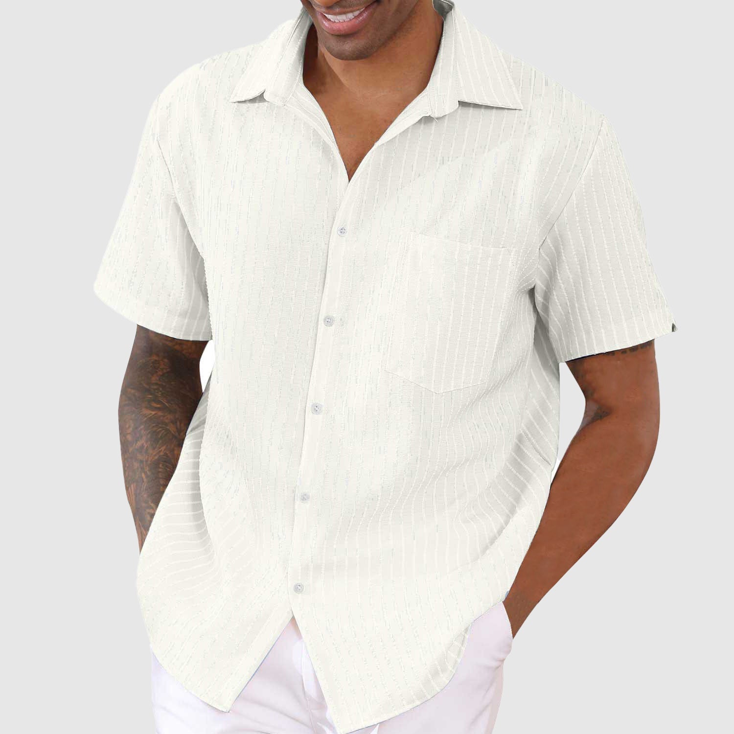Dan Anthony Aegean Striped Shirt