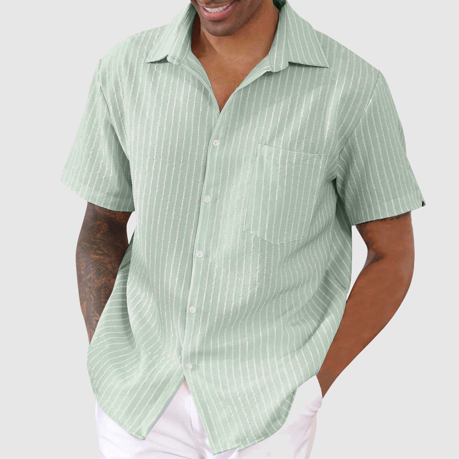 Dan Anthony Aegean Striped Shirt