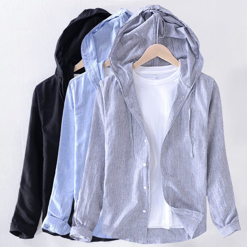 Dan Anthony Hooded Cotton Shirt