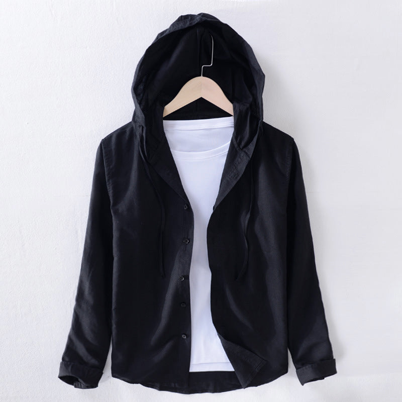 Dan Anthony Hooded Cotton Shirt