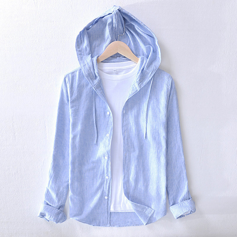 Dan Anthony Hooded Cotton Shirt