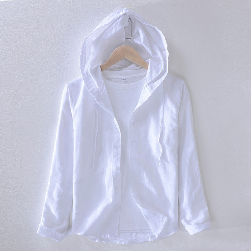 Dan Anthony Hooded Cotton Shirt