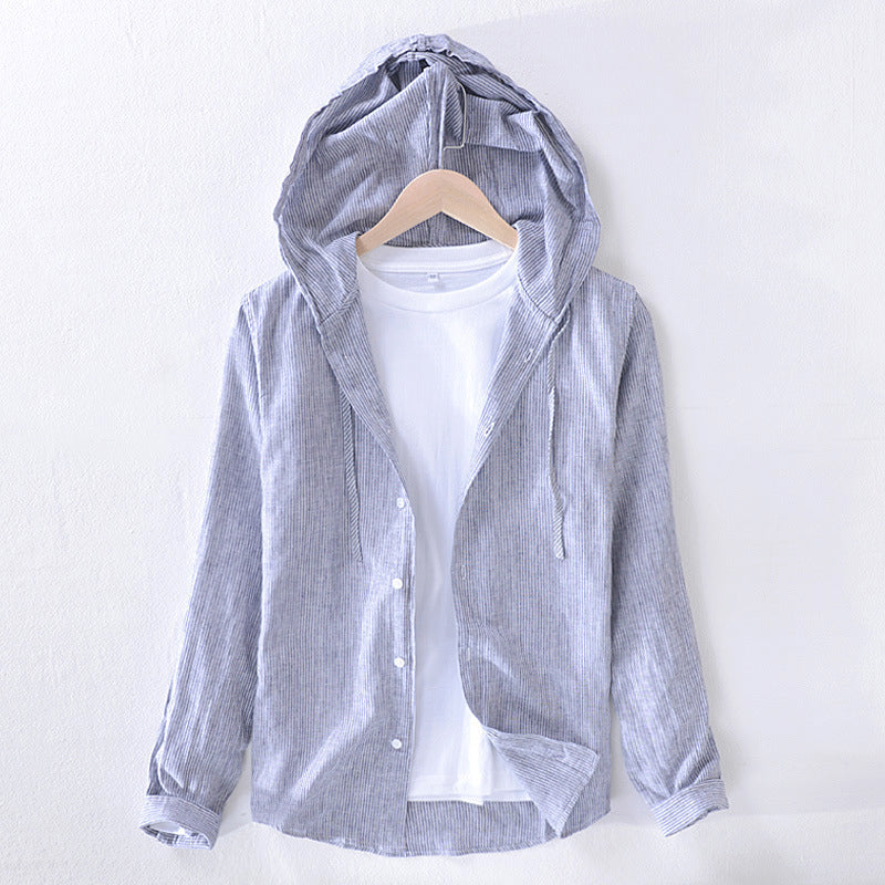 Dan Anthony Hooded Cotton Shirt