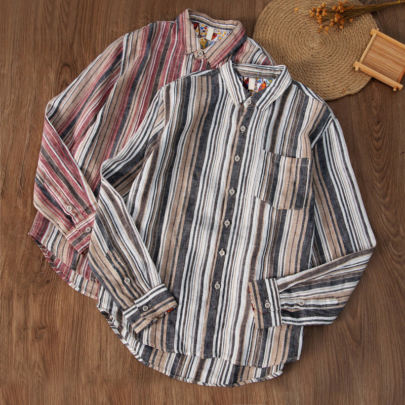 Dan Anthony Summerweave Linen Shirt