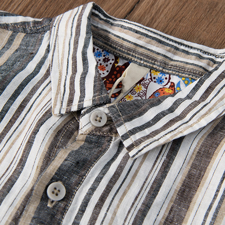 Dan Anthony Summerweave Linen Shirt