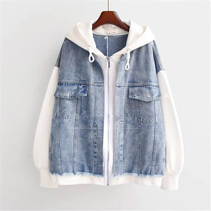 Denim Divide Drip Jacket