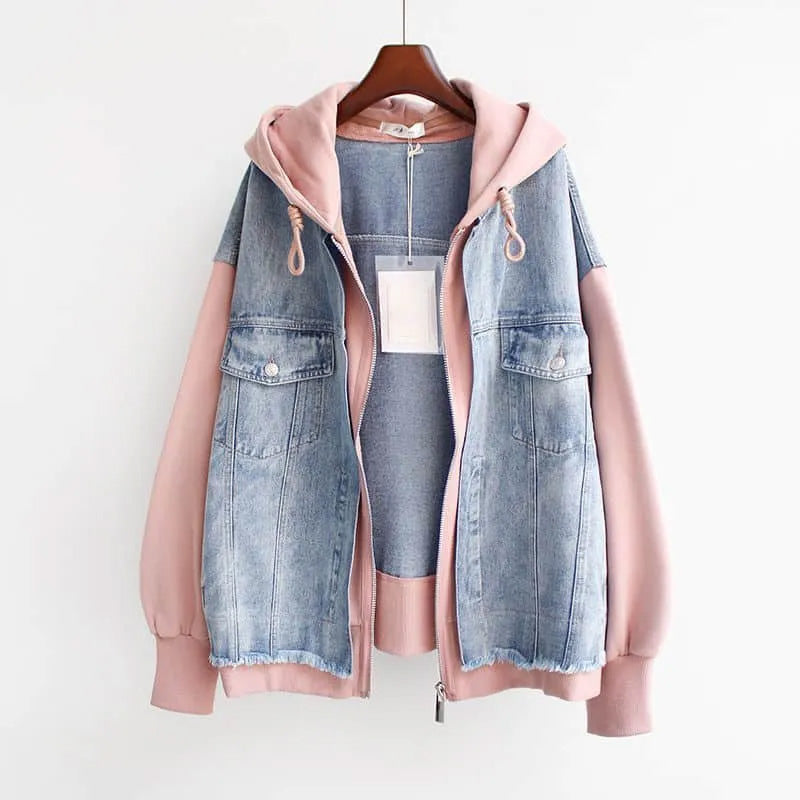 Denim Divide Drip Jacket