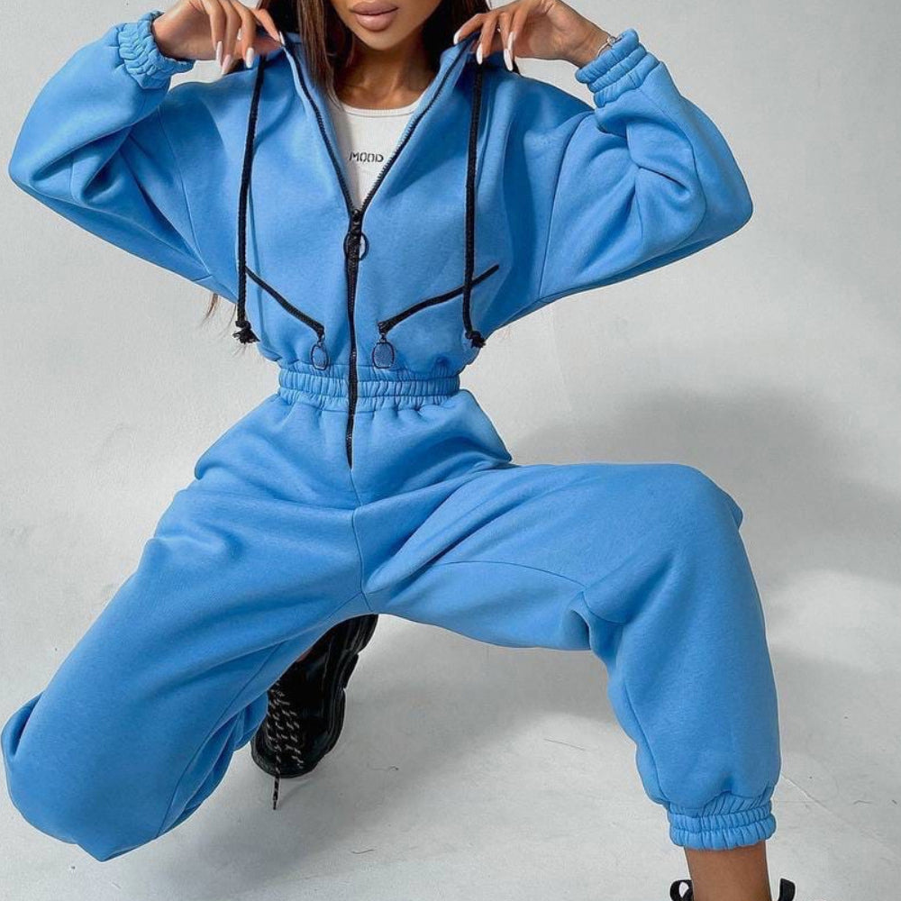Olivia Klein Hoodie Hug Jumpsuit