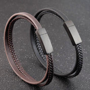 Dan Anthony Braided Leather Bracelet