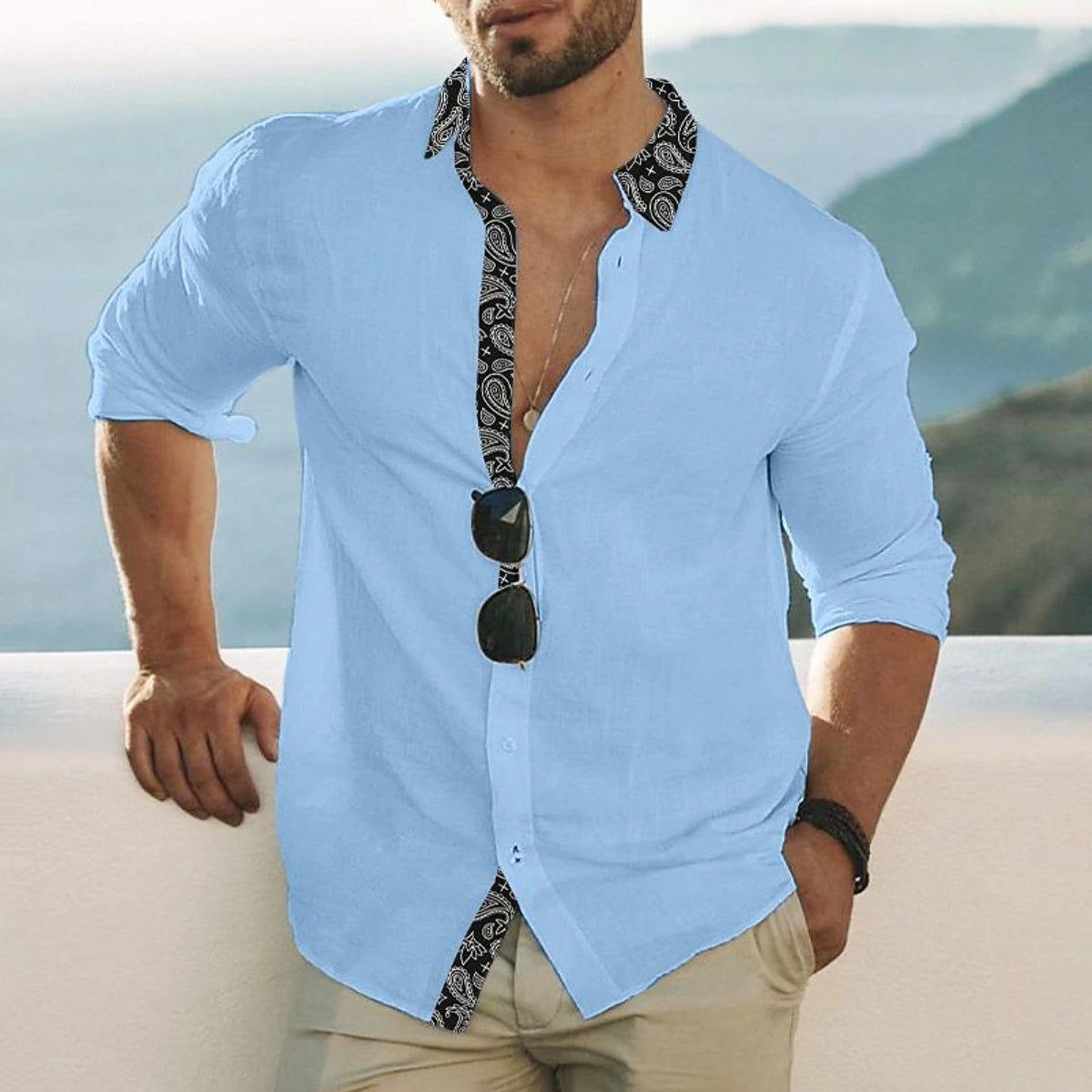 Dan Anthony Casual Paisley Shirt