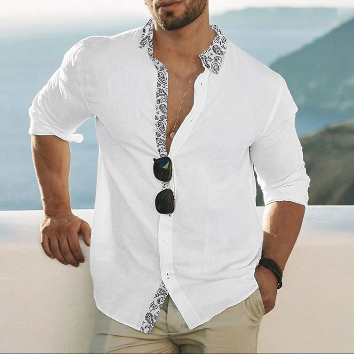 Dan Anthony Casual Paisley Shirt