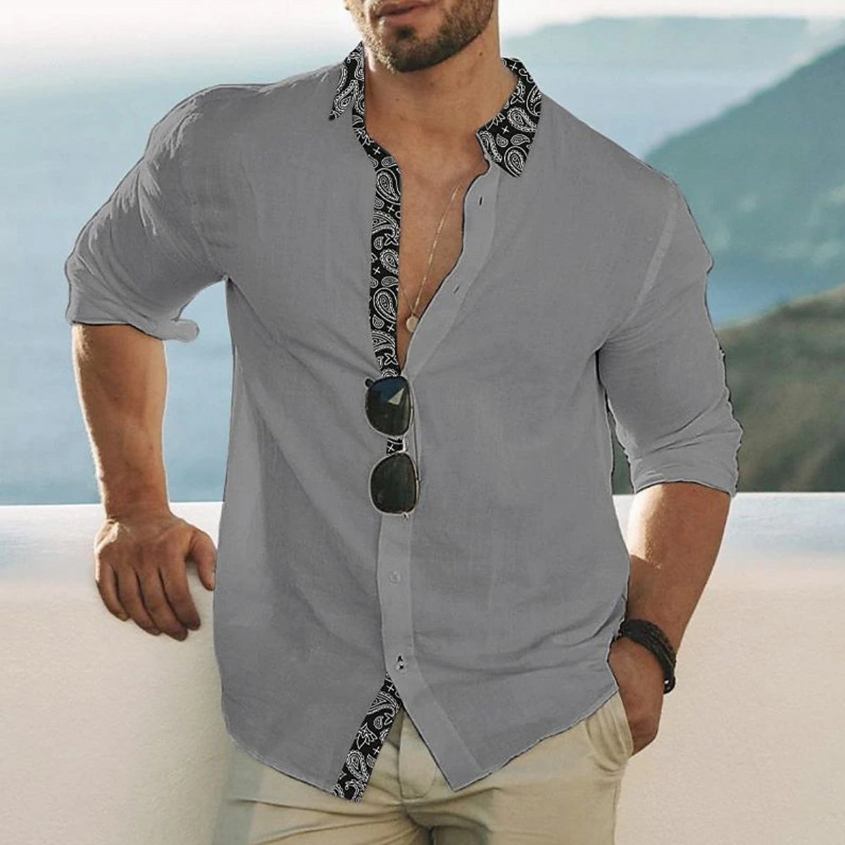 Dan Anthony Casual Paisley Shirt