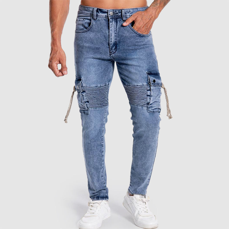 Dan Anthony Slim Fit Multi Pocket Jeans
