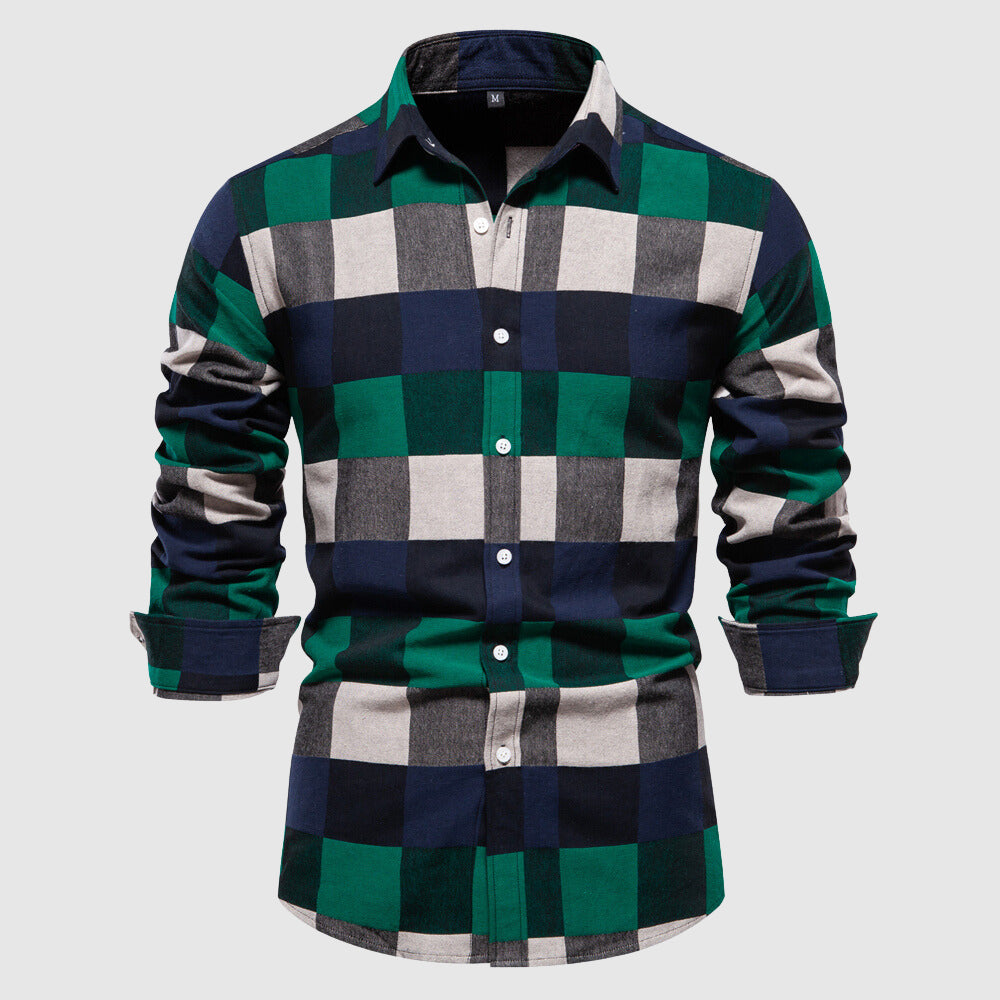 Dan Anthony Traditional Plaid Shirt