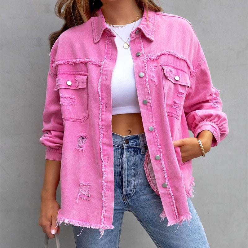 Holly Destroyed Denim Jacket
