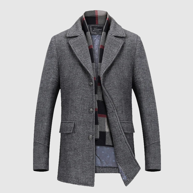 John Wellington Business Wool Coat