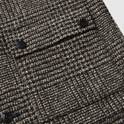 John Wellington Cityscape Plaid Coat