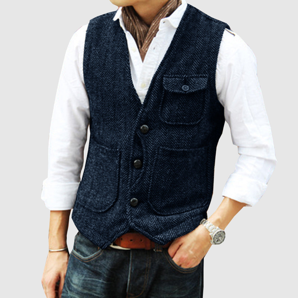 Massimo Retro Woolen Vest