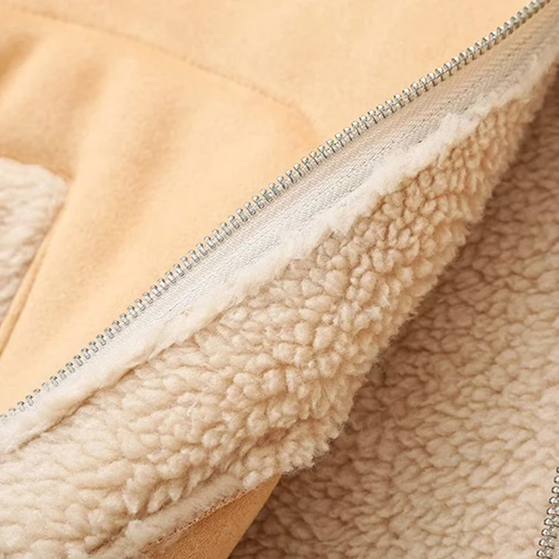 Monroe Suede Biker Jacket