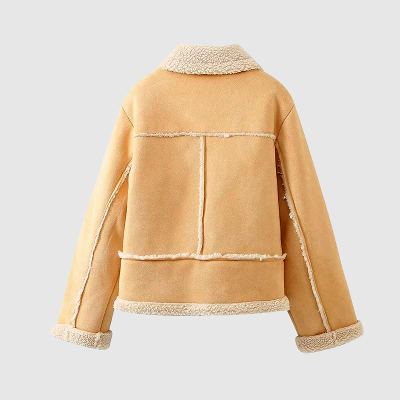 Monroe Suede Biker Jacket