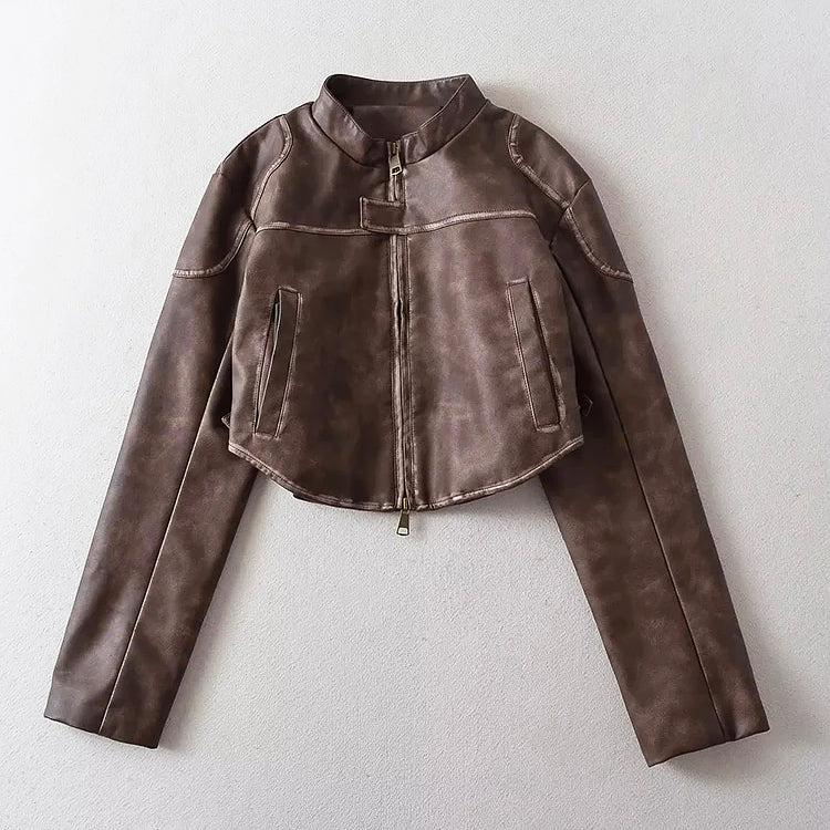 MotoVintage Leather Jacket