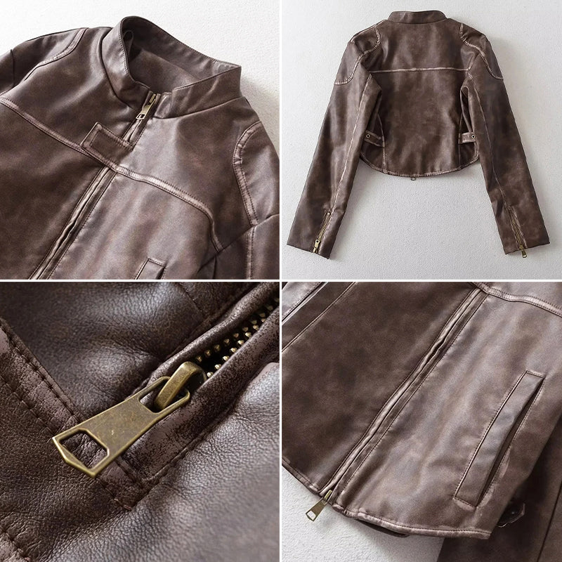 MotoVintage Leather Jacket