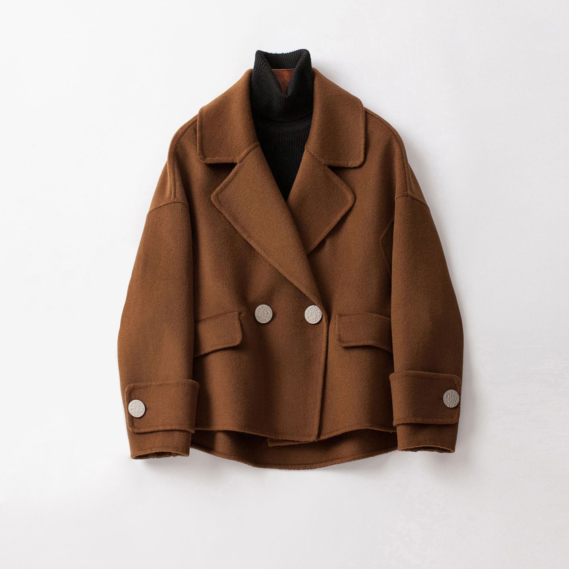 Olivia Klein Vintage Cropped Wool Coat