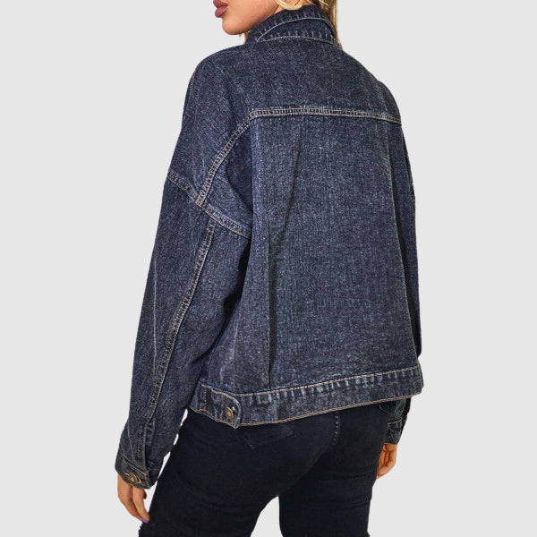 Olivia Klein Washed Denim Jacket