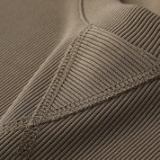 Terry Oasis Ribbed Sweatshirt