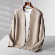 Classic Wool Cardigan by John Wellington