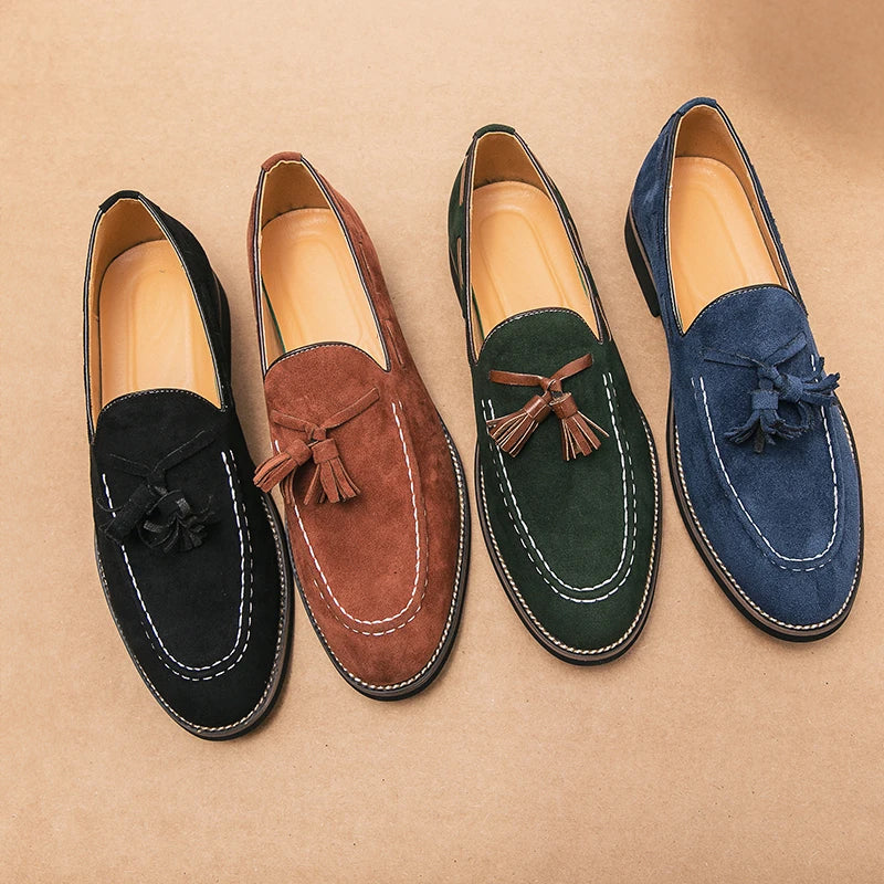 Dan Anthony Athens Suede Loafers