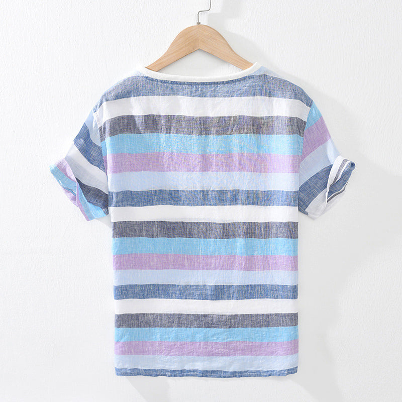 Dan Anthony Colorburst Stripes Shirt