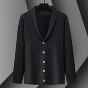 John Wellington Braid Knit Cardigan