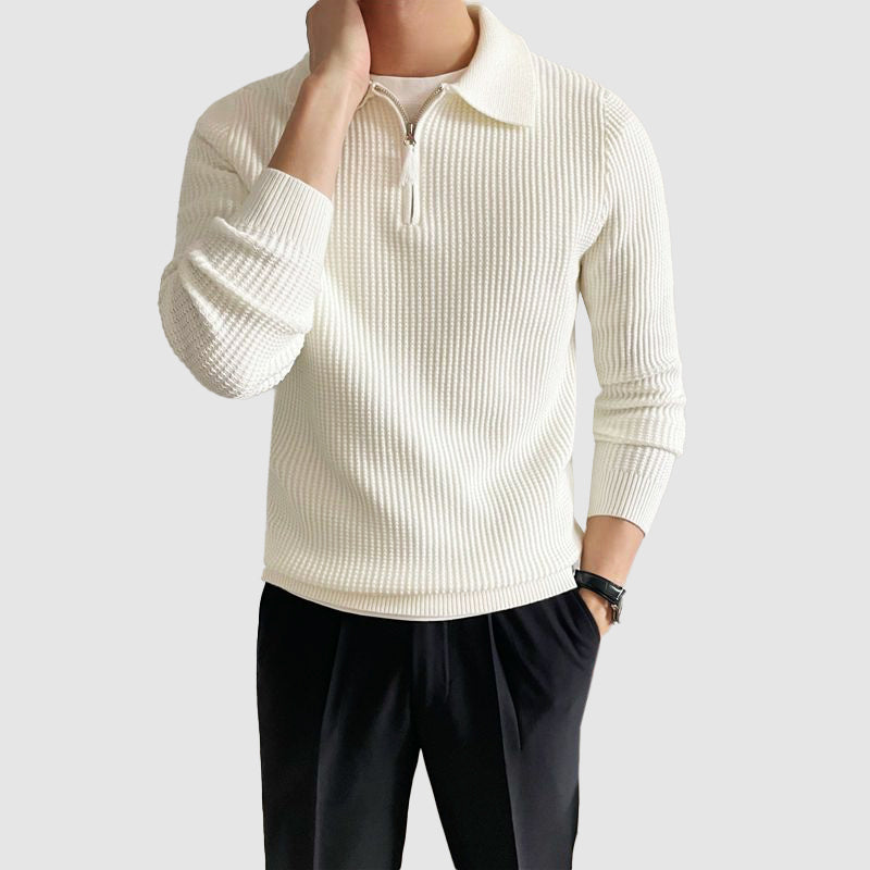 John Wellington Comfy Polo Sweater