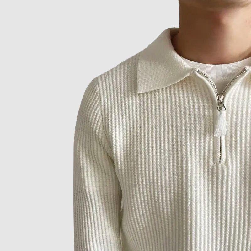 John Wellington Comfy Polo Sweater