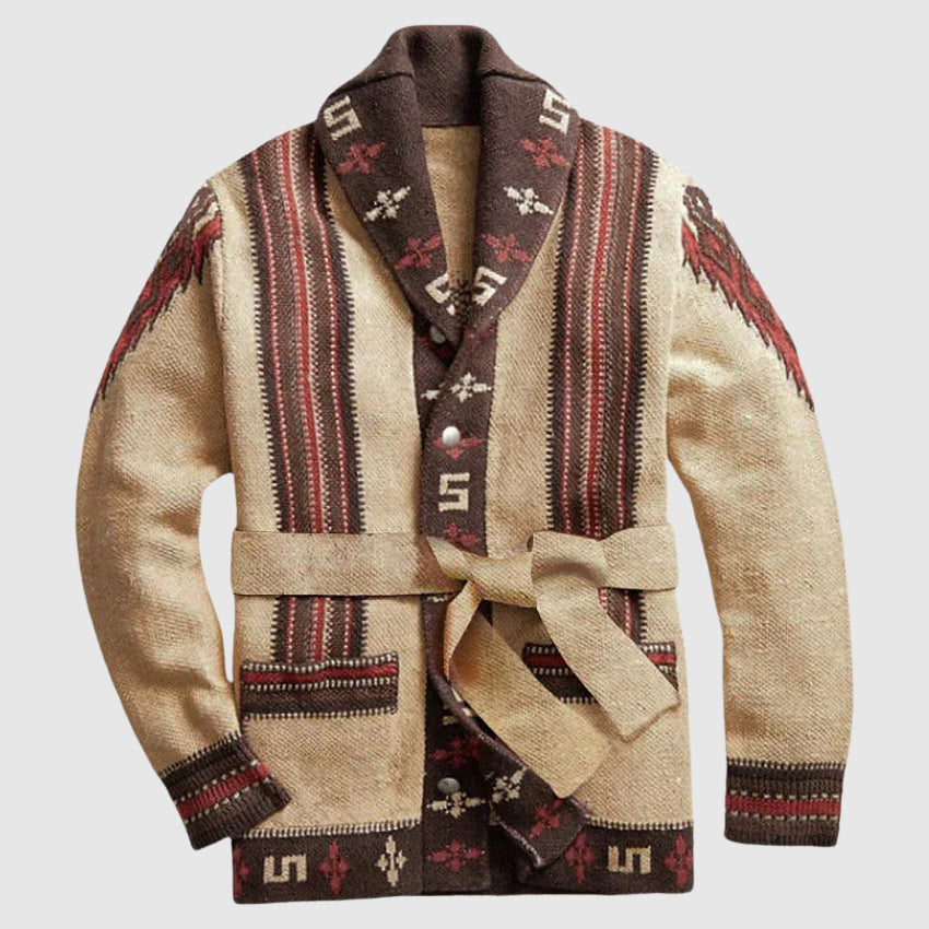 John Wellington Heritage Belted Cardigan