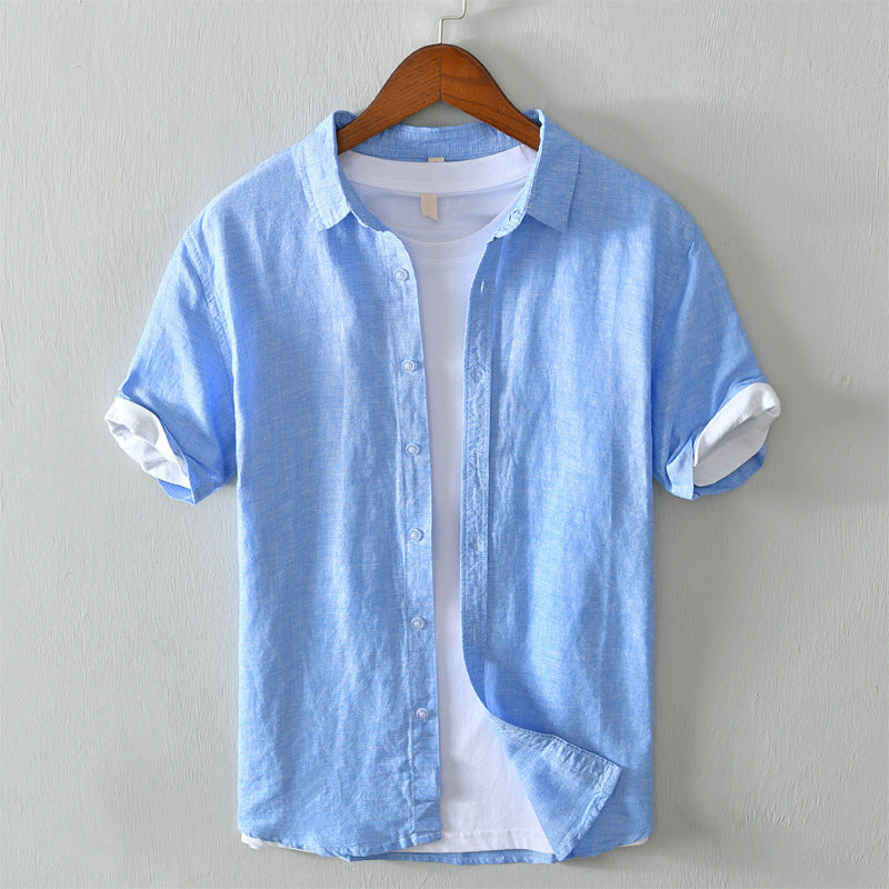 John Wellington Relaxed Linen Shirt