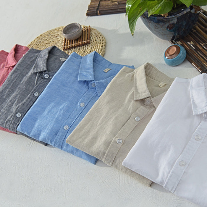 John Wellington Relaxed Linen Shirt