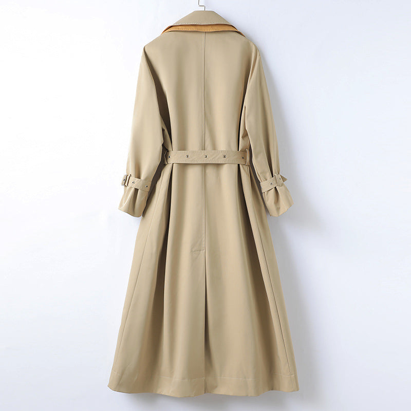 Audrey Contrast Trench Coat