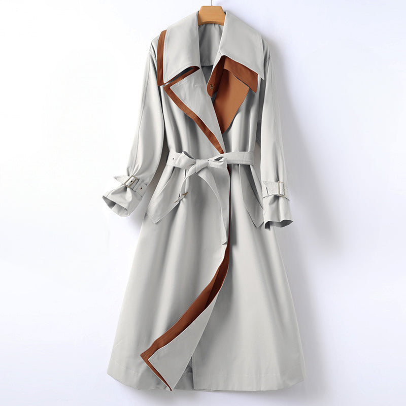 Audrey Contrast Trench Coat