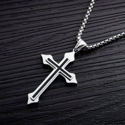 Believer Vintage Cross Pendant Necklace