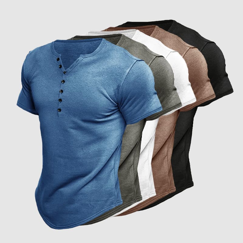 Boss Henley Short Sleeve Shirt