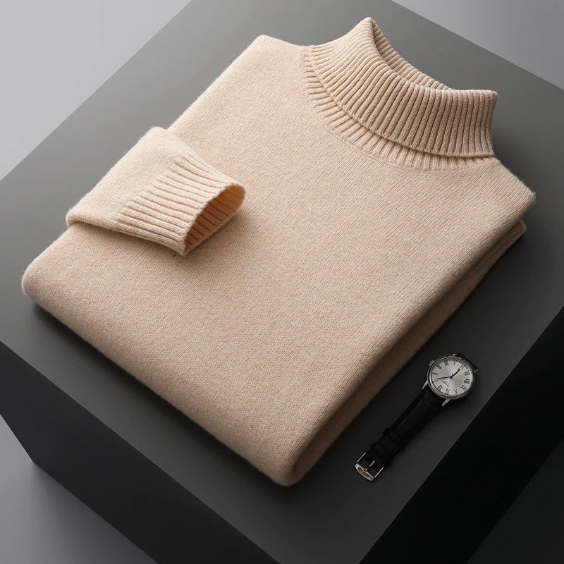 Crystal Luxe Turtleneck Sweater