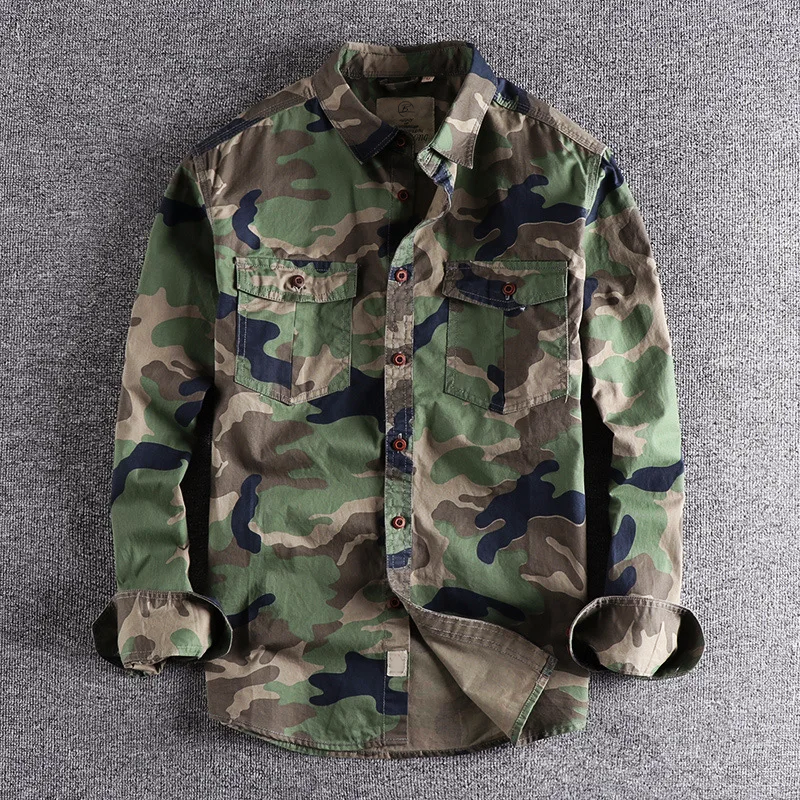 Dan Anthony Camouflage Cotton Shirt