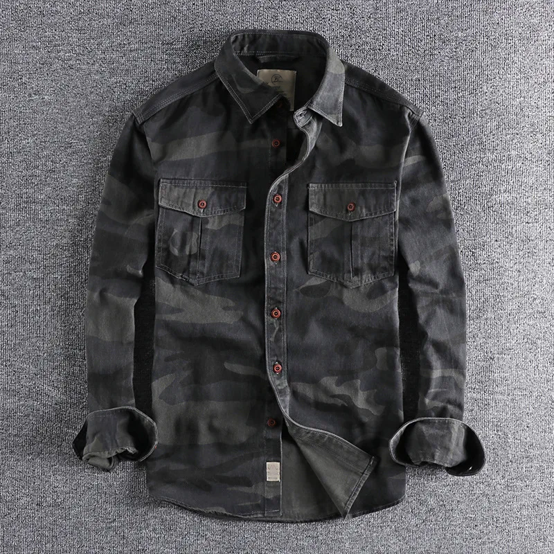 Dan Anthony Camouflage Cotton Shirt