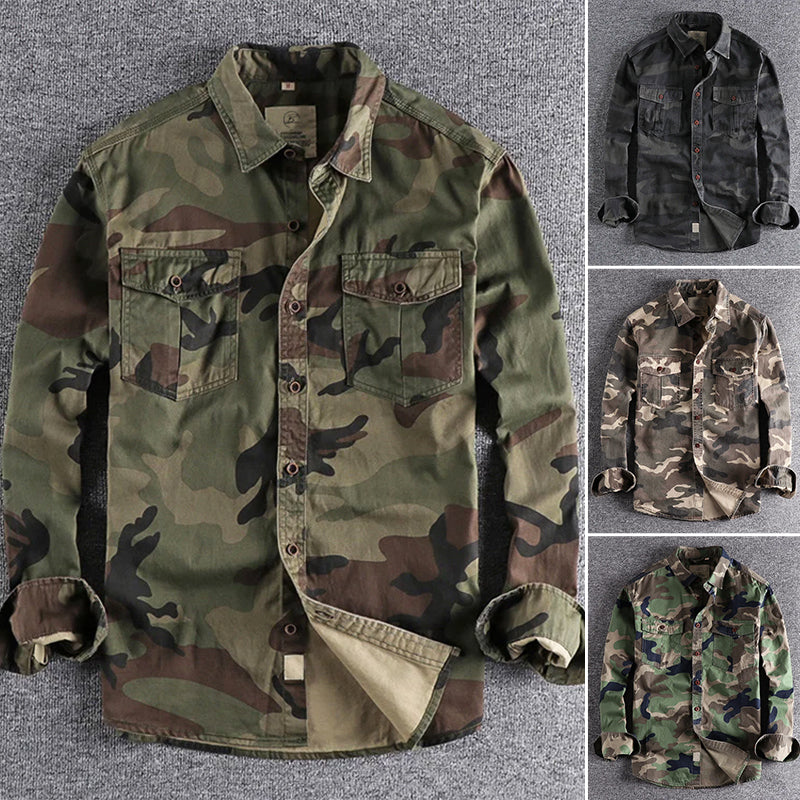 Dan Anthony Camouflage Cotton Shirt