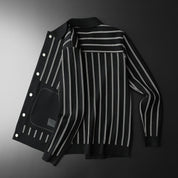 Dan Anthony Gents' Striped Cardigan
