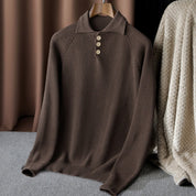 Dan Anthony Knitted Polo Sweater