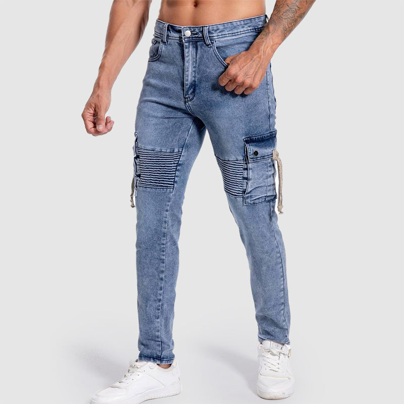 Dan Anthony Slim Fit Multi Pocket Jeans